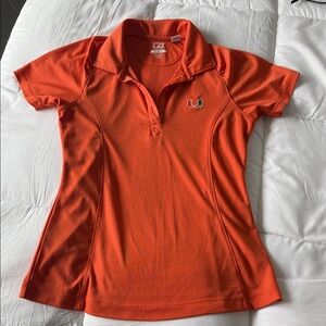 University of Miami Women's Orange Polo